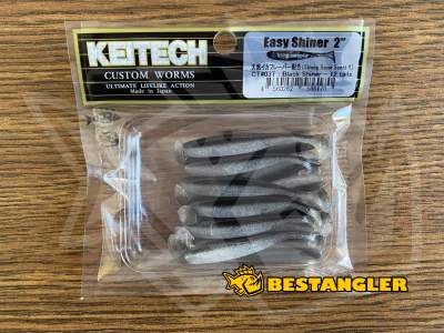 Keitech Easy Shiner 2" Black Shiner - CT#03