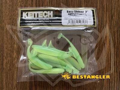 Keitech Easy Shiner 2" Lime Chartreuse Glow - EA#11