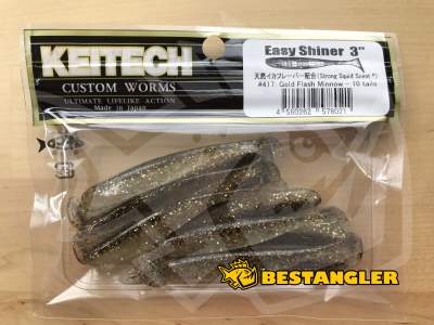 Keitech Easy Shiner 3" Gold Flash Minnow - #417