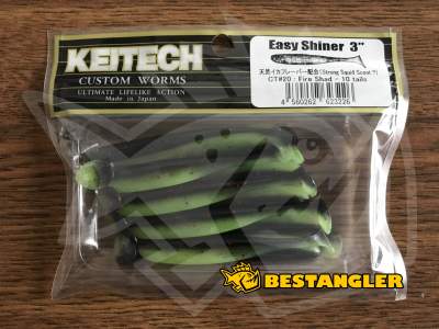 Keitech Easy Shiner 3" Fire Shad - CT#20