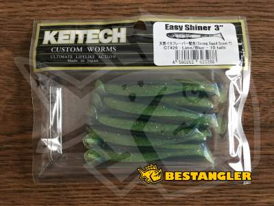 Keitech Easy Shiner 3" Lime / Blue - CT#26