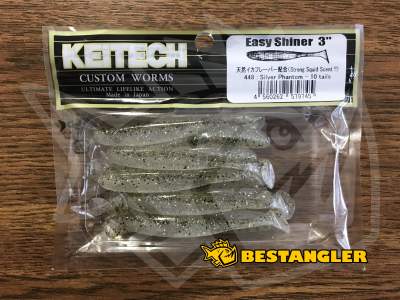 Keitech Easy Shiner 3" Silver Phantom - #448