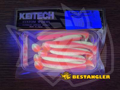 Keitech Easy Shiner 3" Glamorous Pink - PAL#14 - UV