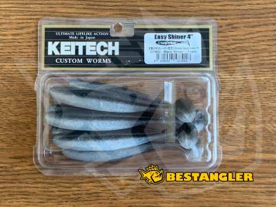 Keitech Easy Shiner 4" Black Shiner - CT#03