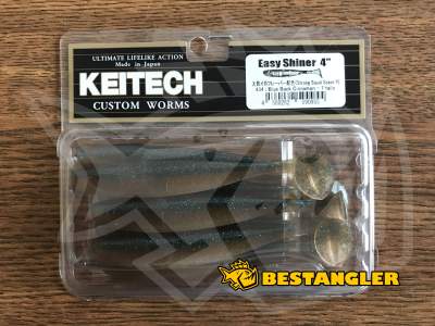 Keitech Easy Shiner 4" Blue Back Cinnamon - #434