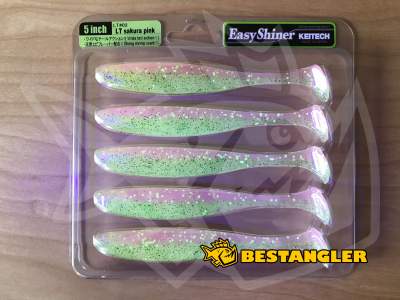 Keitech Easy Shiner 5" Sakura Pink - LT#02 - UV