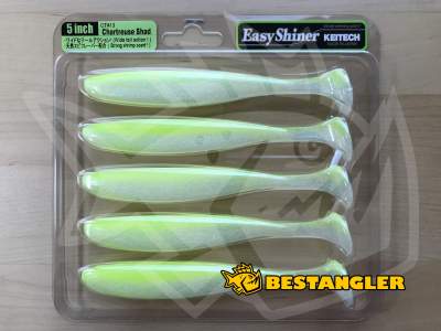 Keitech Easy Shiner 5" Chartreuse Shad - CT#13