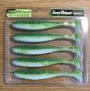 Keitech Easy Shiner 5" Chartreuse Pepper Shad - CT#30