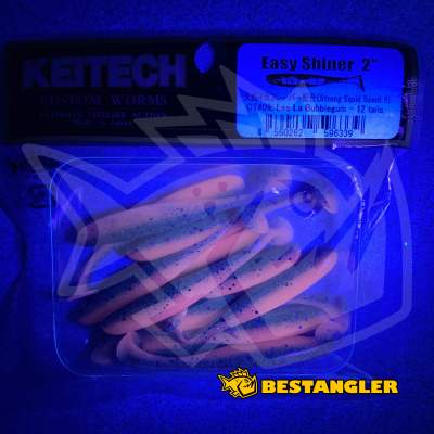 Keitech Easy Shiner 2" Lee La Bubblegum - CT#09 - UV