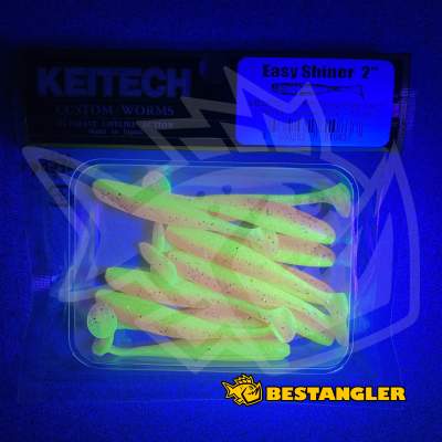Keitech Easy Shiner 2" Yellow / Pink - LT#31 - UV