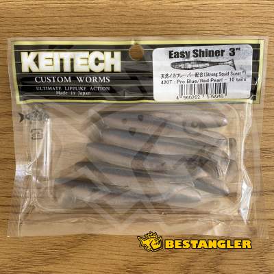 Keitech Easy Shiner 3" Pro Blue / Red Pearl - #420