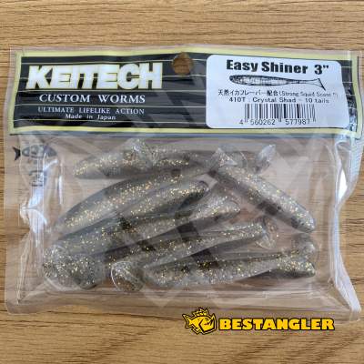 Keitech Easy Shiner 3" Crystal Shad - #410