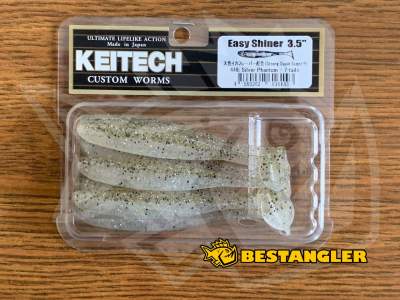 Keitech Easy Shiner 3.5" Silver Phantom - #448