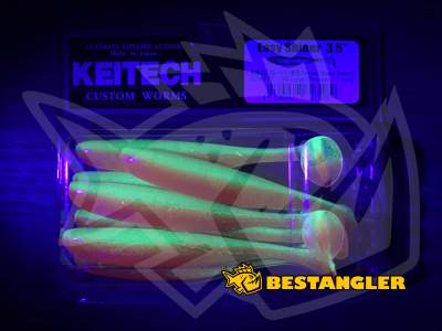 Keitech Easy Shiner 3.5" UV Lime / Orange - CT#27 - UV