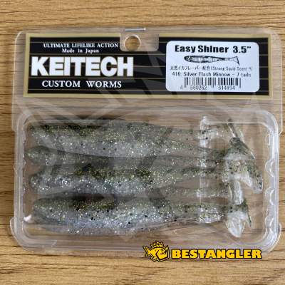 Keitech Easy Shiner 3.5" Silver Flash Minnow - #416