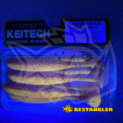 Keitech Easy Shiner 3.5" Delta Craw - #407 - UV