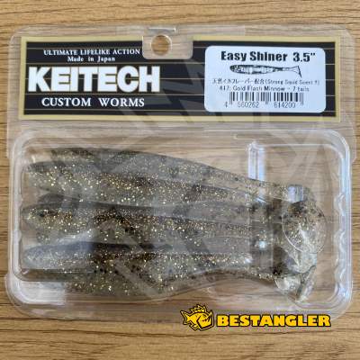 Keitech Easy Shiner 3.5" Gold Flash Minnow - #417