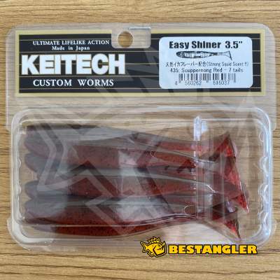 Keitech Easy Shiner 3.5" Scuppernong / Red - #435