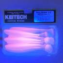 Keitech Easy Shiner 3.5" Bubblegum Shad - #442 - UV