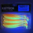 Keitech Easy Shiner 3.5" Orange Shiner - #441 - UV