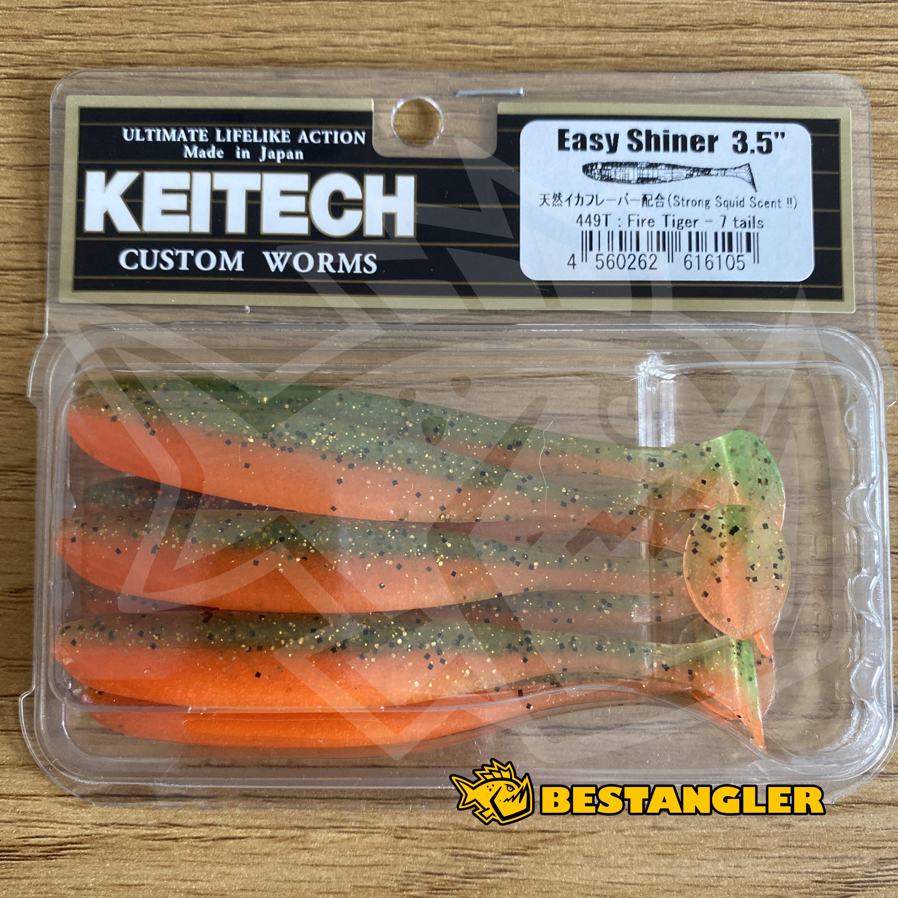 Keitech Easy Shiner 3.5 Fire Tiger