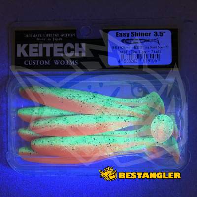 Keitech Easy Shiner 3.5" Fire Tiger - #449 - UV