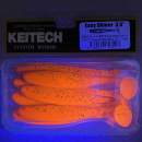 Keitech Easy Shiner 3.5" Chameleon / Black & Blue FLK - CT#21 - UV