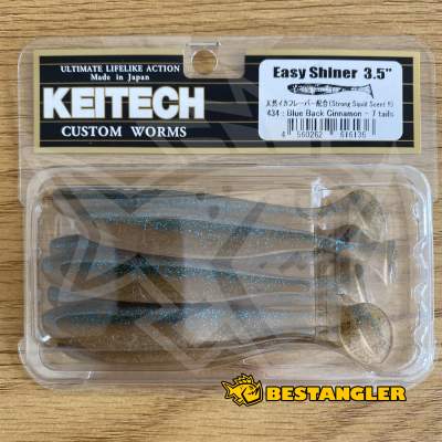 Keitech Easy Shiner 3.5" Blue Back Cinnamon - #434
