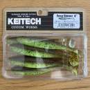 Keitech Easy Shiner 4" Green Pumpkin Chartreuse - #401