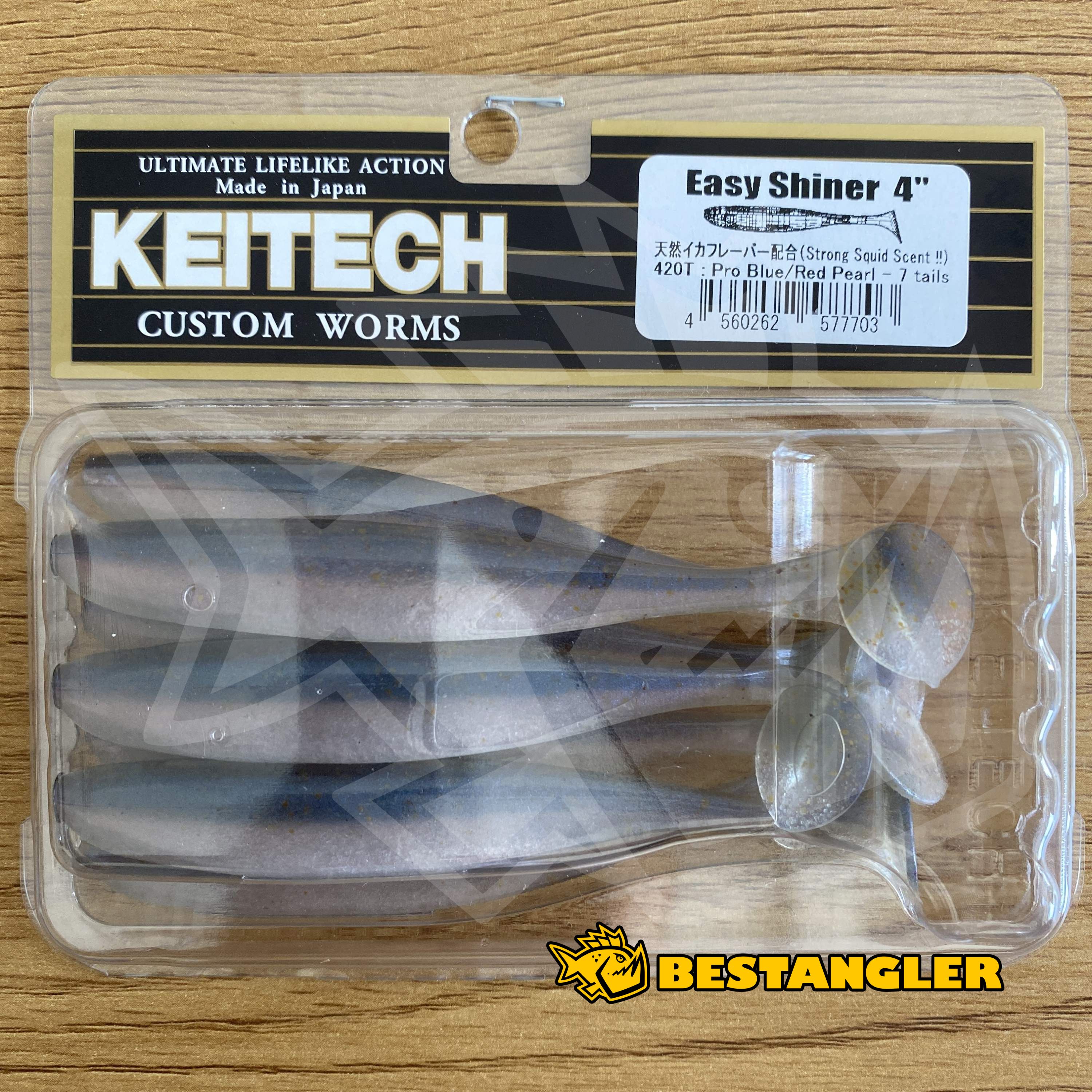 Keitech Easy Shiner 4 Pro Blue / Red Pearl