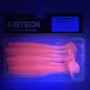 Keitech Easy Shiner 4" Bubblegum Shad - #442 - UV
