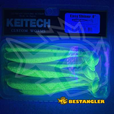 Keitech Easy Shiner 4" Lime / Blue - CT#26