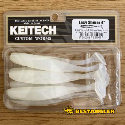 Keitech Easy Shiner 4" Pearl Glow - LT#55