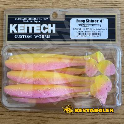 Keitech Easy Shiner 4" Yellow / Pink - LT#31