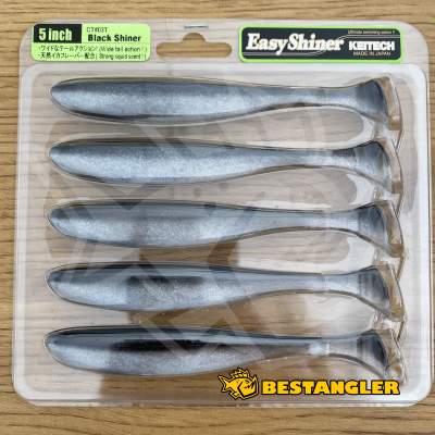 Keitech Easy Shiner 5" Black Shiner - CT#03