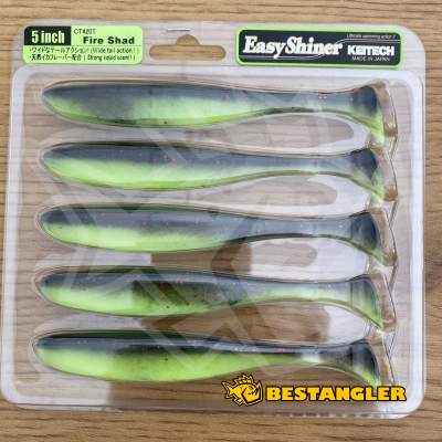 Keitech Easy Shiner 5" Fire Shad - CT#20