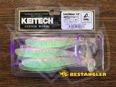 Keitech Easy Shiner 4.5" Sakura Pink - LT#02 - UV