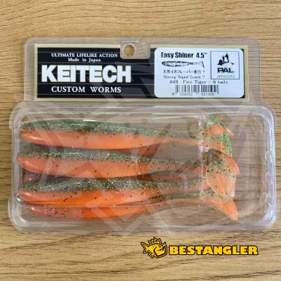 Keitech Easy Shiner 4.5" Fire Tiger - #449