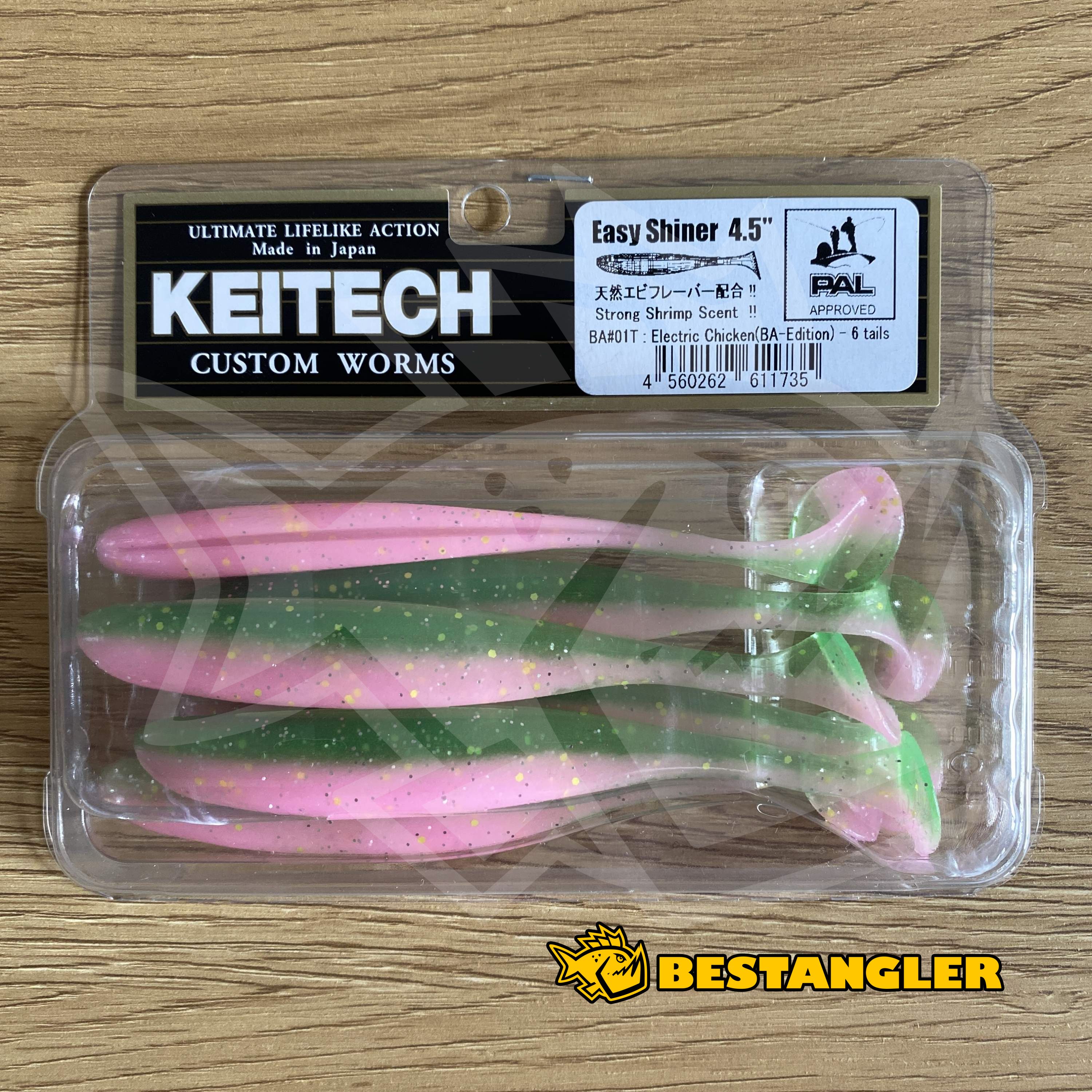 KEITECH Bass Fishing Scented Soft Bait Lure LITTLE SPIDER 3.5”
