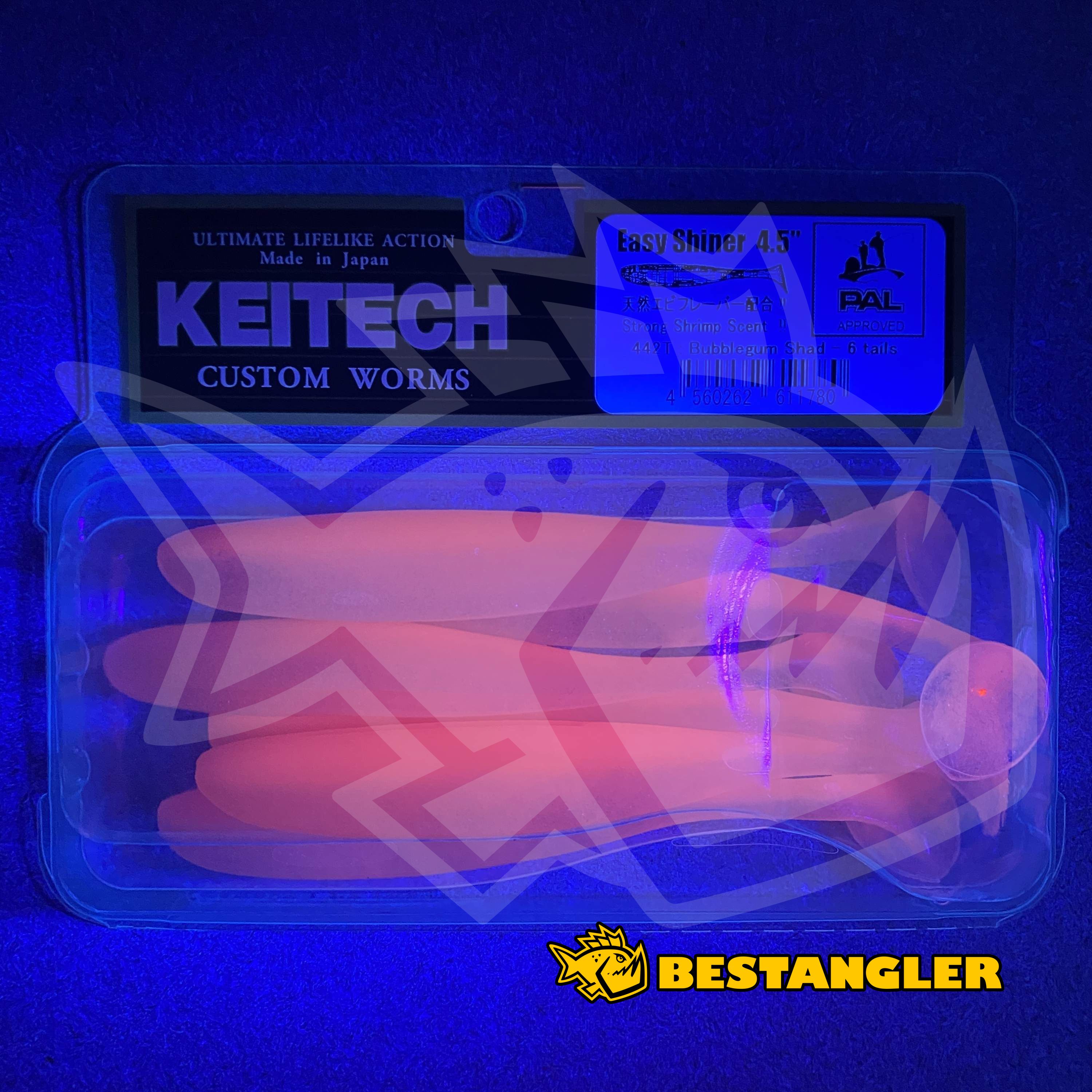 Keitech Easy Shiner 4.5 Bubblegum Shad