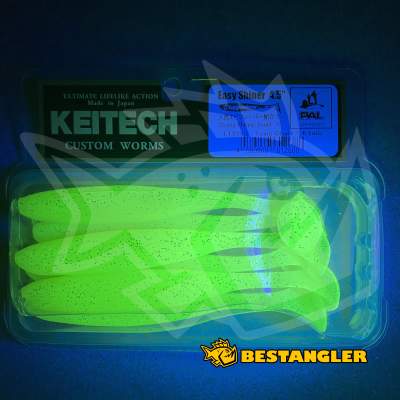 Keitech Easy Shiner 4.5" Toxic Chart - LT#25 - UV