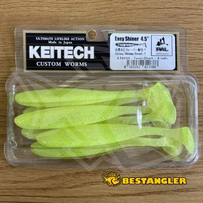 Keitech Easy Shiner 4.5" Toxic Chart - LT#25