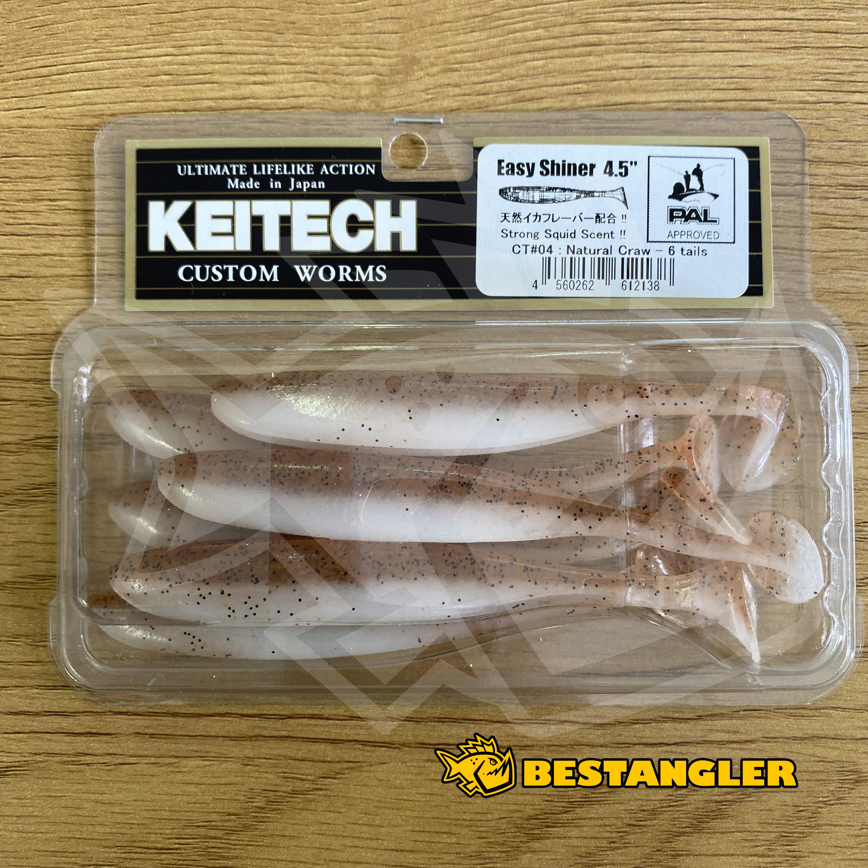 Keitech Easy Shiner 4.5 Natural Craw
