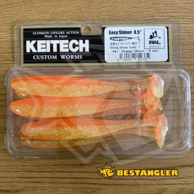 Keitech Easy Shiner 4.5" Orange Shiner - #441