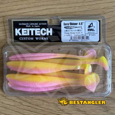 Keitech Easy Shiner 4.5" Yellow / Pink - LT#31