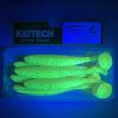 Keitech Easy Shiner 4.5" Motoroil / Chartreuse - CT#14 - UV