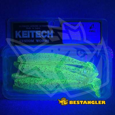 Keitech Easy Shiner 4.5" Chartreuse Ice Shad - CT#28 - UV