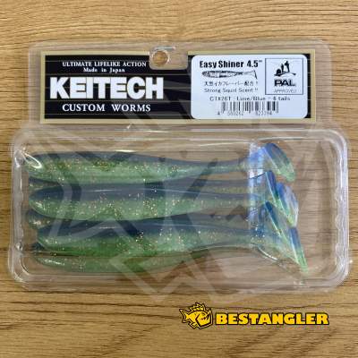 Keitech Easy Shiner 4.5" Lime / Blue - CT#26