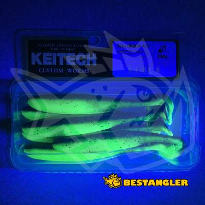 Keitech Easy Shiner 4.5" Fire Shad - CT#20 - UV