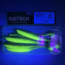 Keitech Easy Shiner 4.5" Watermelon PP. / Yellow - #447 - UV